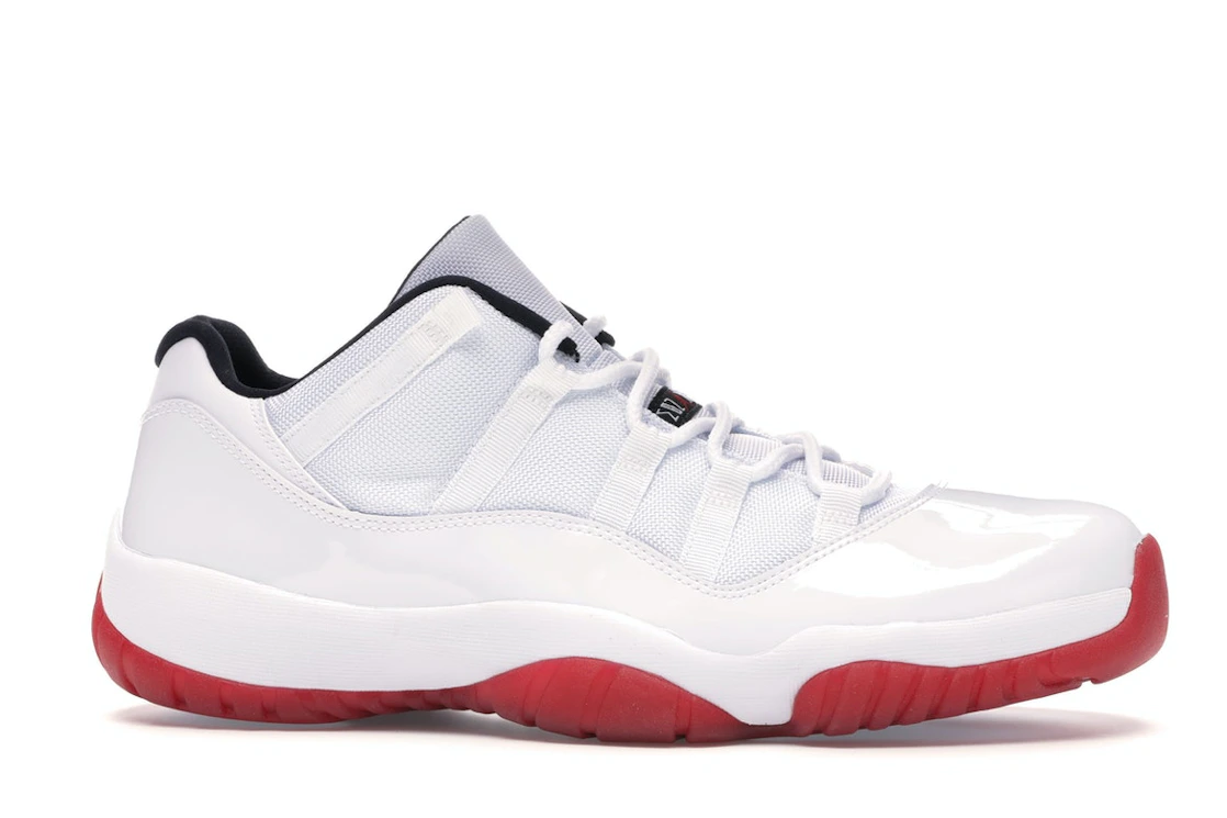 Vue 2 de Jordan 11 Retro Low White Red (2012)