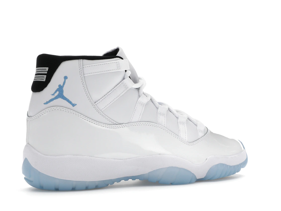 Vue 34 de Jordan 11 Retro Legend Blue (2024)