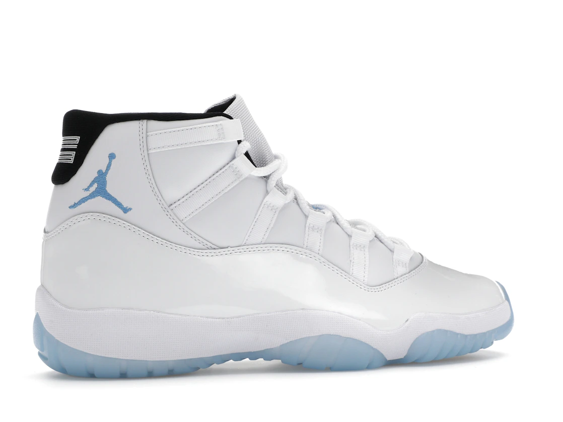 Vue 35 de Jordan 11 Retro Legend Blue (2024)