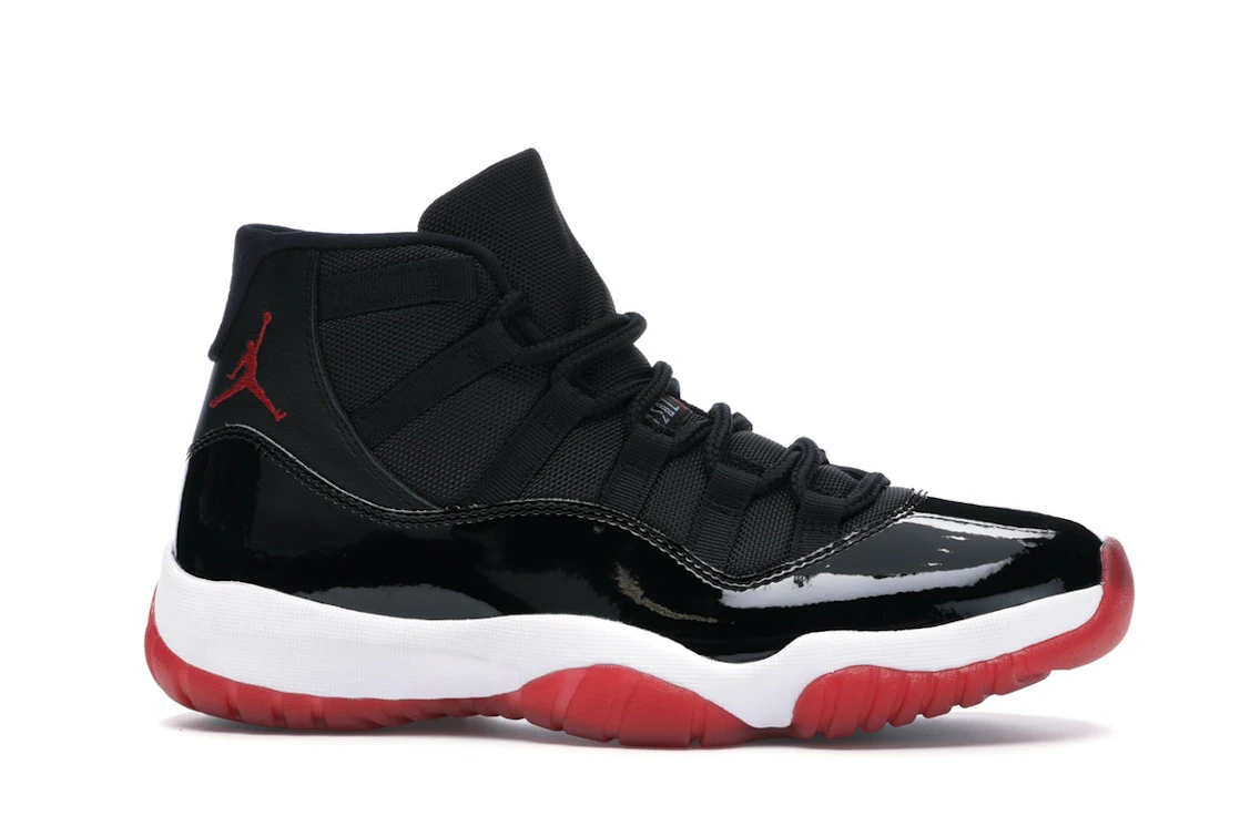 Vue 2 de Jordan 11 Retro Playoffs Bred (2019)