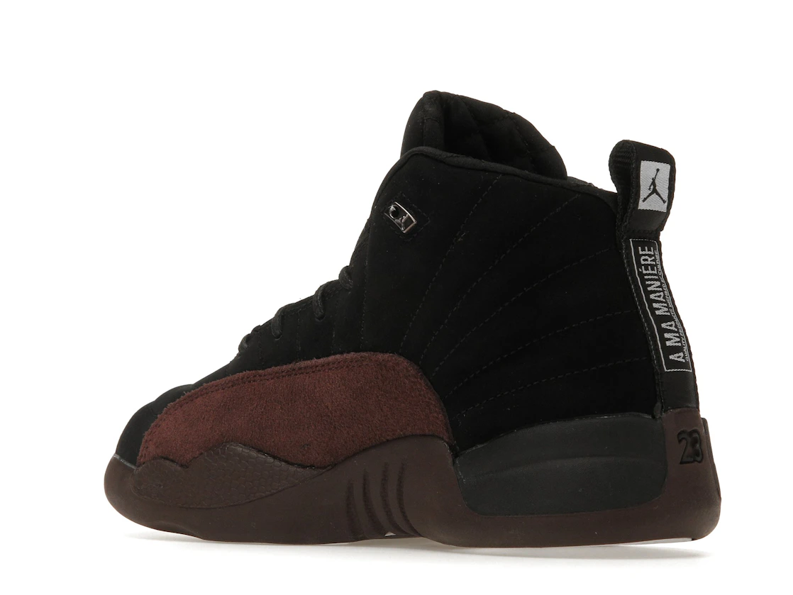 Vue 23 de Jordan 12 Retro SP A Ma Maniére Black (PS)