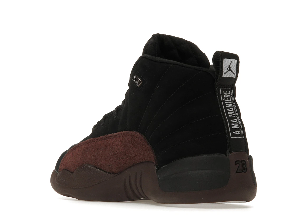 Vue 24 de Jordan 12 Retro SP A Ma Maniére Black (PS)