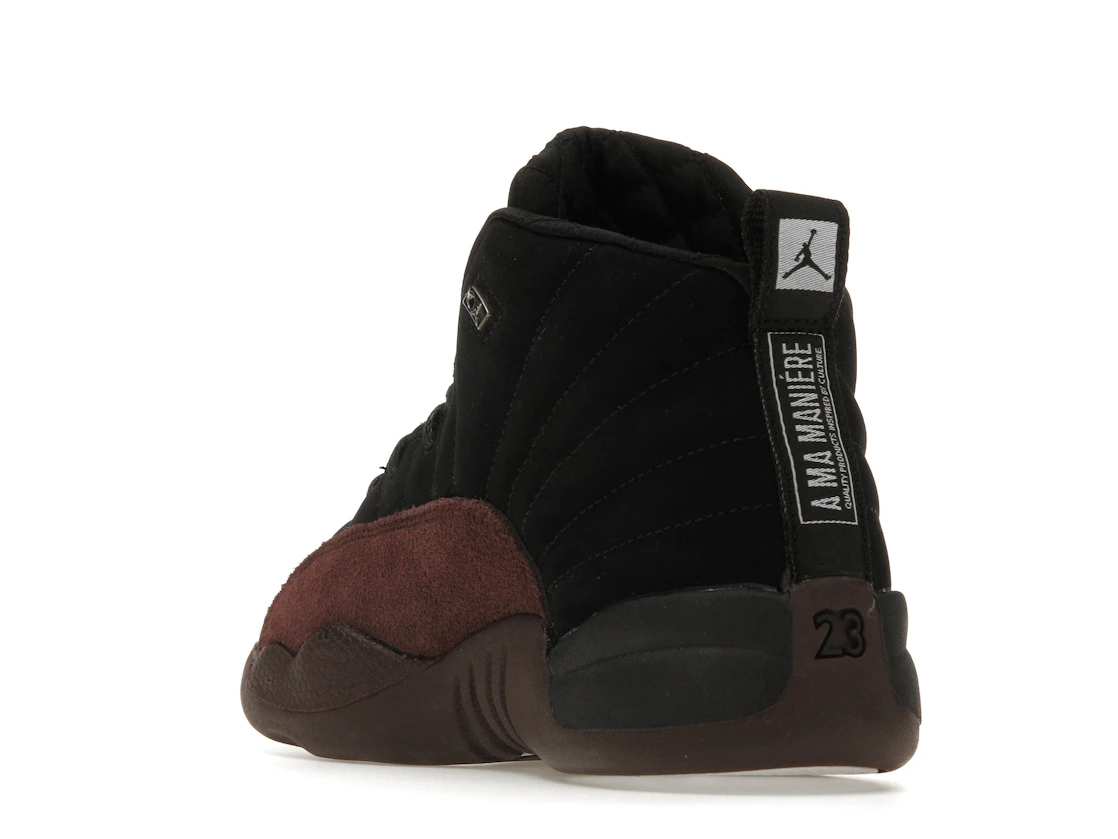 Vue 25 de Jordan 12 Retro SP A Ma Maniére Black (PS)