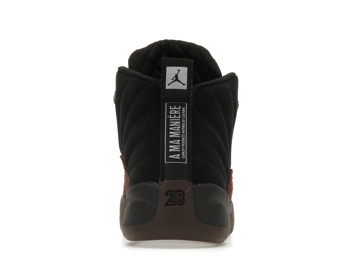 Vue 28 de Jordan 12 Retro SP A Ma Maniére Black (PS)