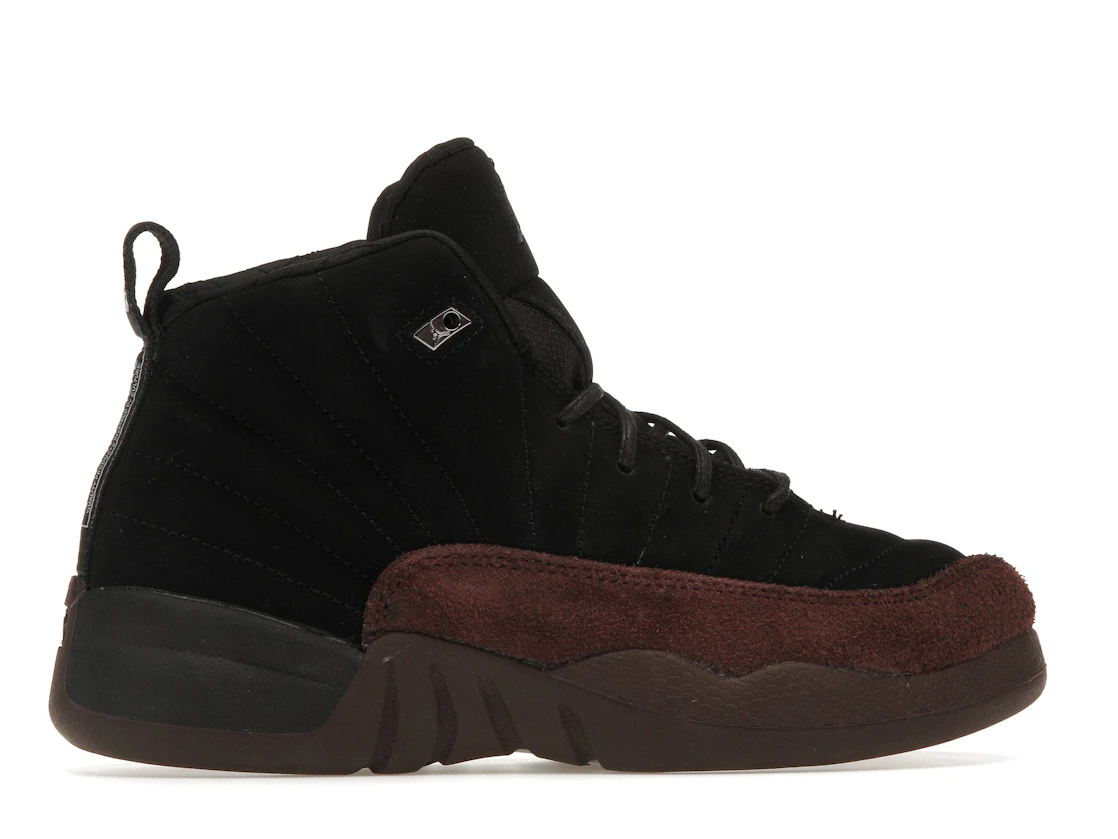 Vue 36 de Jordan 12 Retro SP A Ma Maniére Black (PS)
