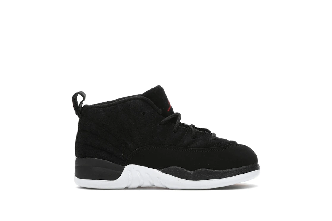 Vue 1 de Jordan 12 Retro Reverse Taxi Black (TD)