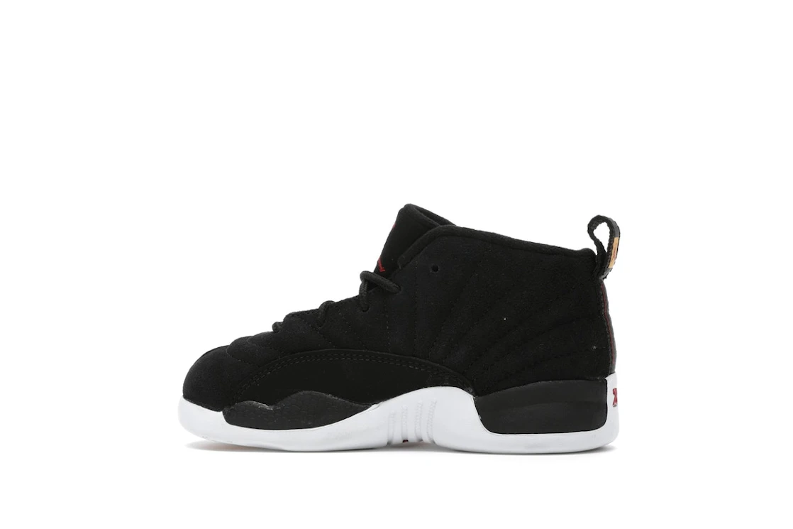 Vue 20 de Jordan 12 Retro Reverse Taxi Black (TD)