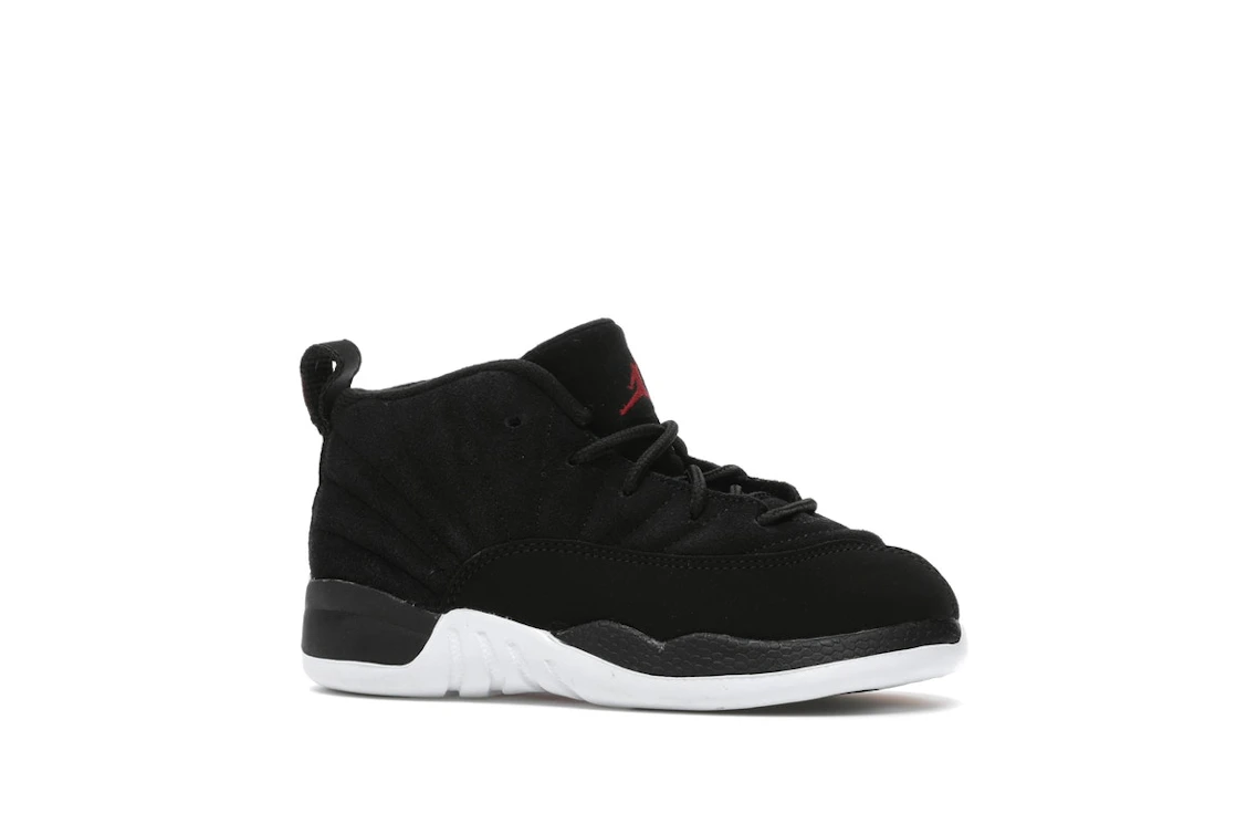 Vue 3 de Jordan 12 Retro Reverse Taxi Black (TD)