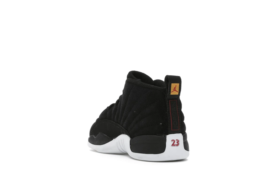 Vue 25 de Jordan 12 Retro Reverse Taxi Black (TD)