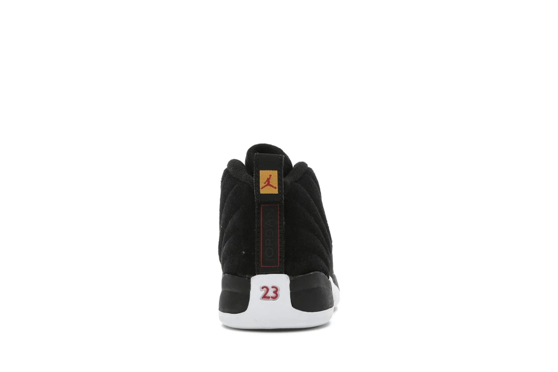 Vue 28 de Jordan 12 Retro Reverse Taxi Black (TD)