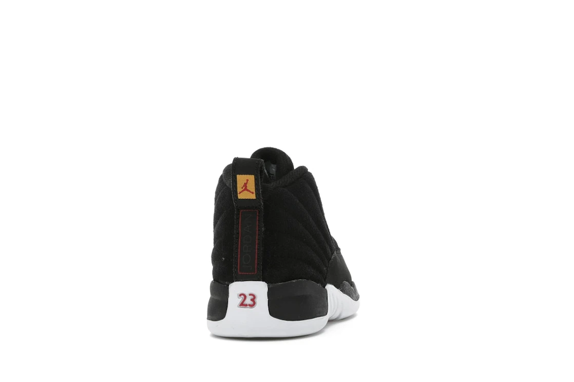 Vue 29 de Jordan 12 Retro Reverse Taxi Black (TD)