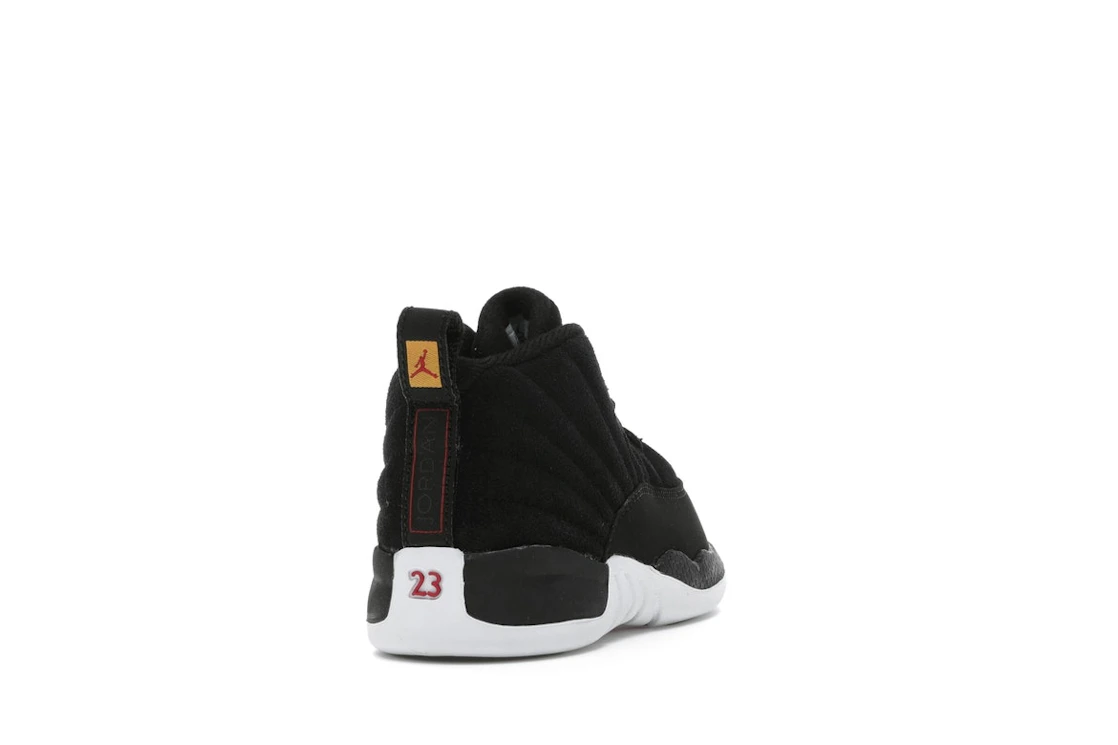 Vue 30 de Jordan 12 Retro Reverse Taxi Black (TD)