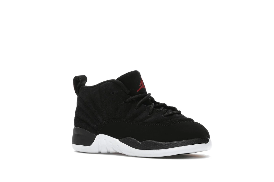 Vue 4 de Jordan 12 Retro Reverse Taxi Black (TD)