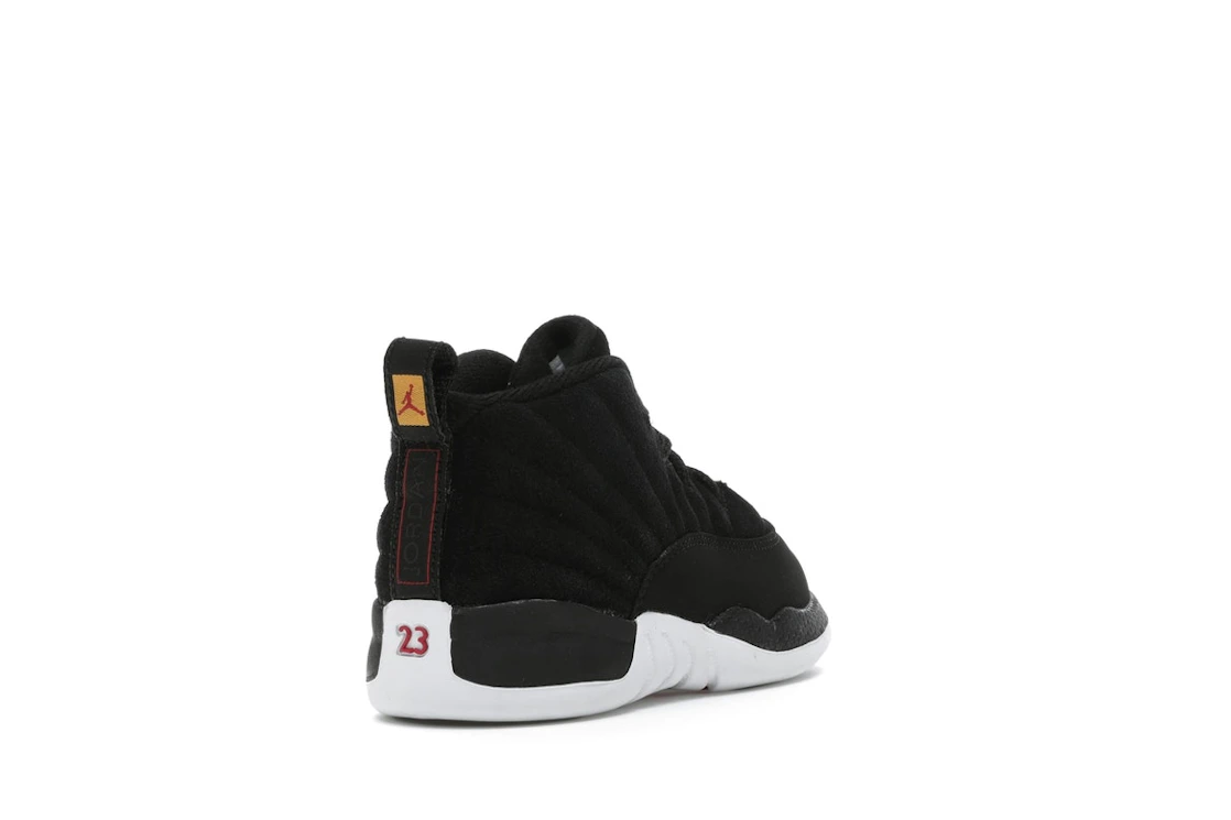 Vue 31 de Jordan 12 Retro Reverse Taxi Black (TD)