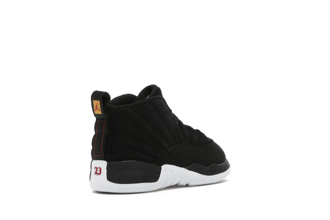 Vue 32 de Jordan 12 Retro Reverse Taxi Black (TD)