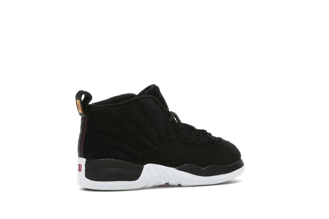 Vue 34 de Jordan 12 Retro Reverse Taxi Black (TD)