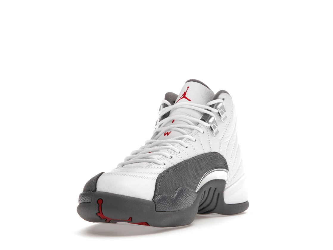 Vue 13 de Jordan 12 Retro White Dark Grey