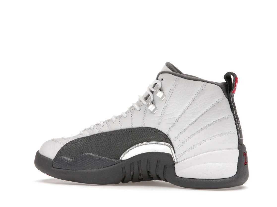 Vue 21 de Jordan 12 Retro White Dark Grey