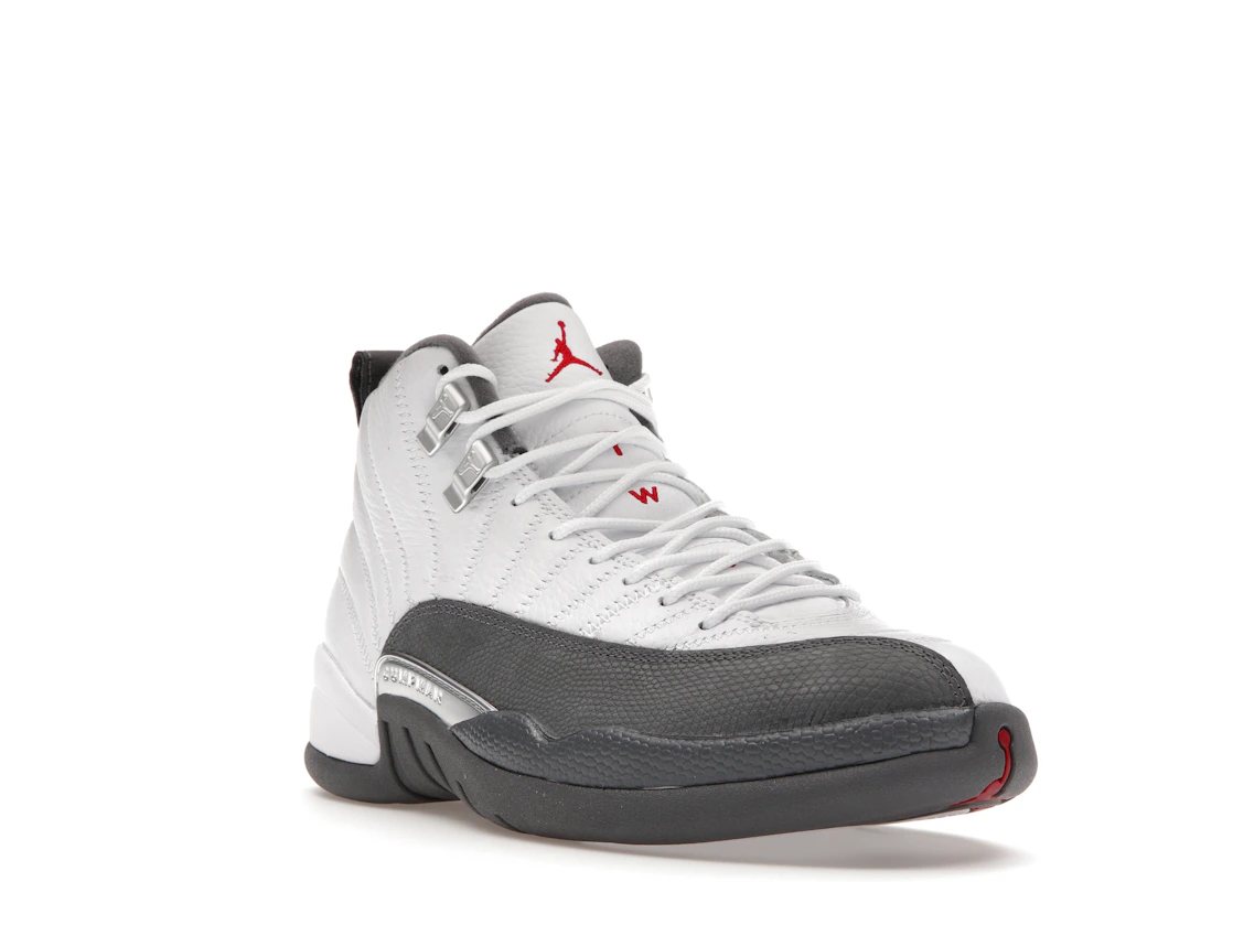 Vue 6 de Jordan 12 Retro White Dark Grey