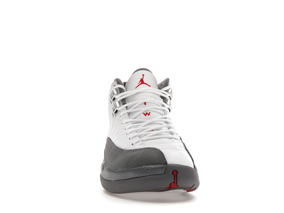 Vue 9 de Jordan 12 Retro White Dark Grey