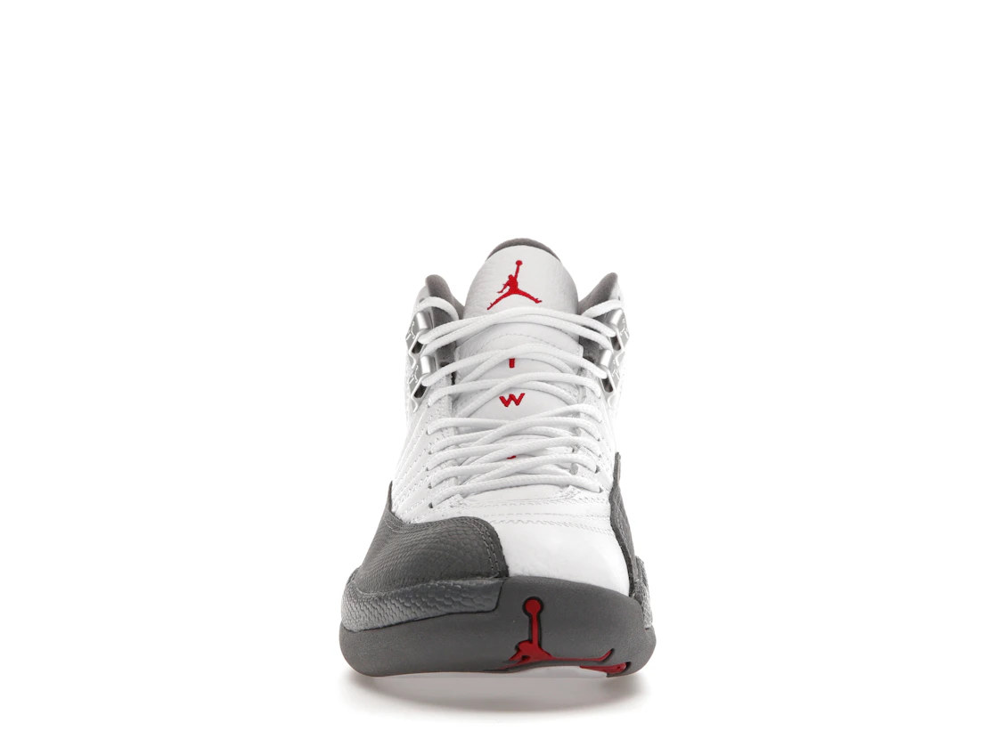 Vue 10 de Jordan 12 Retro White Dark Grey