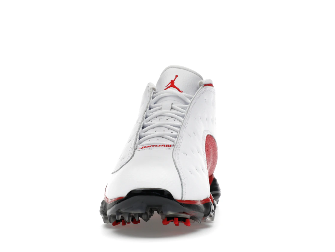 Vue 11 de Jordan 13 Retro Golf Cleat White Red