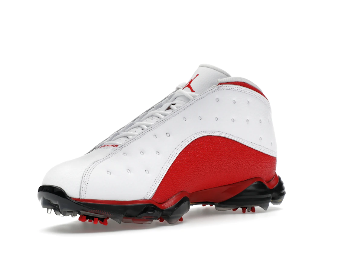 Vue 15 de Jordan 13 Retro Golf Cleat White Red