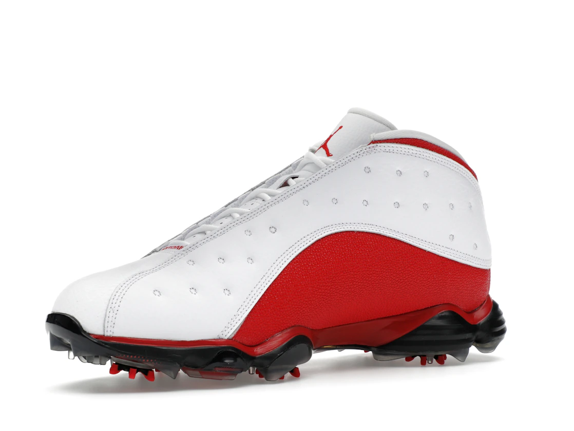 Vue 16 de Jordan 13 Retro Golf Cleat White Red