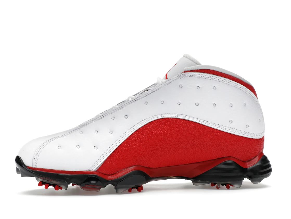 Vue 18 de Jordan 13 Retro Golf Cleat White Red