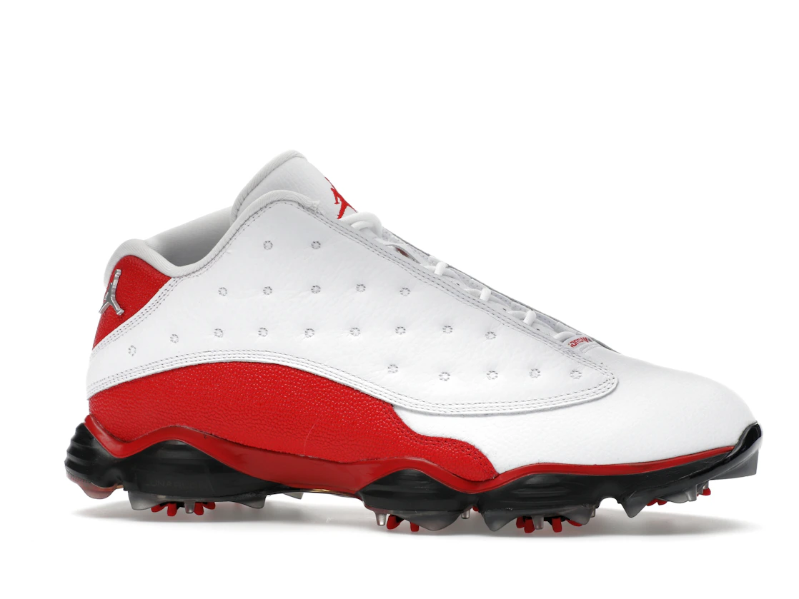 Vue 3 de Jordan 13 Retro Golf Cleat White Red
