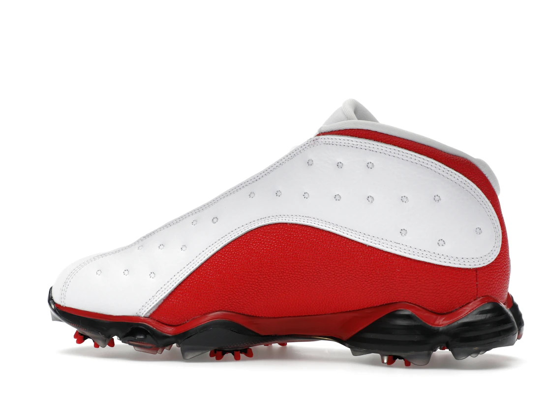 Vue 21 de Jordan 13 Retro Golf Cleat White Red