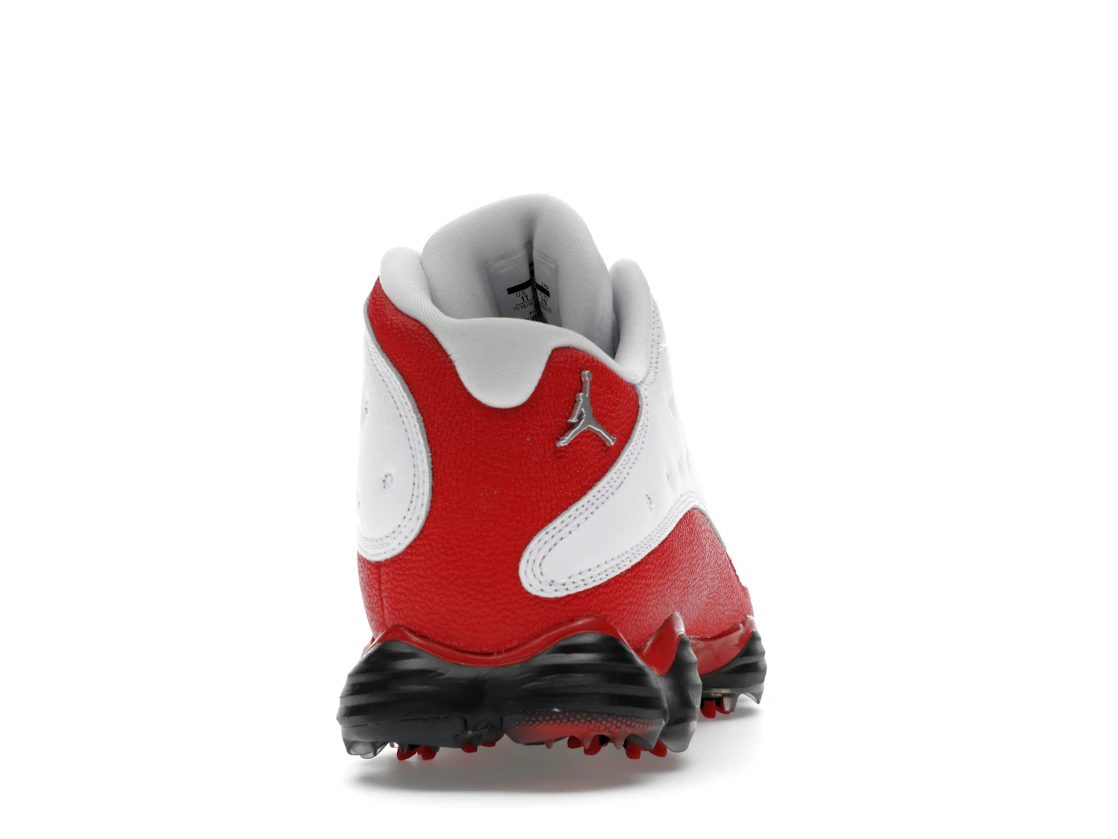 Vue 29 de Jordan 13 Retro Golf Cleat White Red