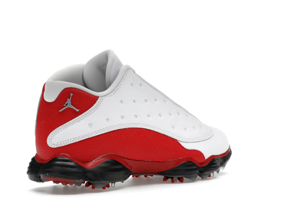 Vue 33 de Jordan 13 Retro Golf Cleat White Red