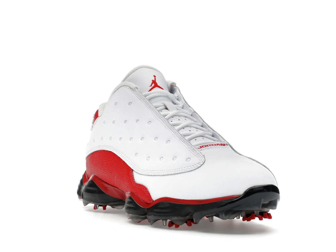 Vue 7 de Jordan 13 Retro Golf Cleat White Red