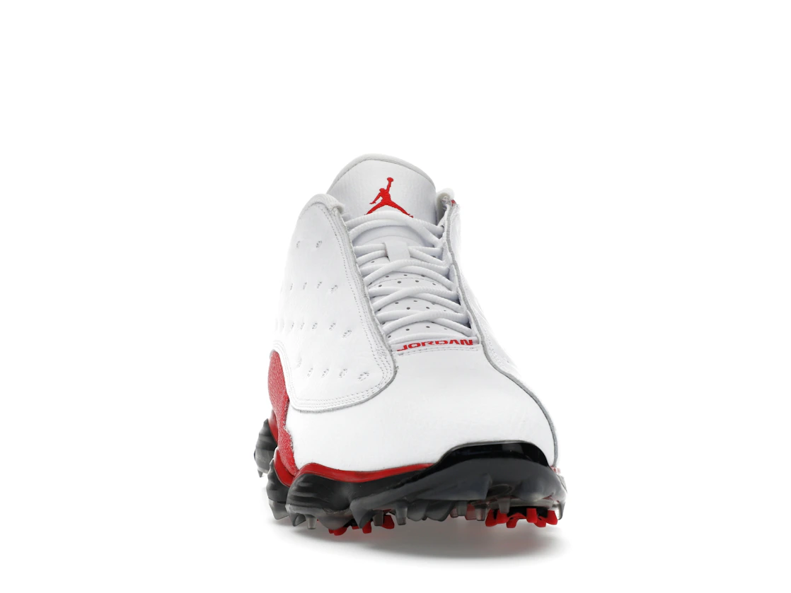 Vue 9 de Jordan 13 Retro Golf Cleat White Red