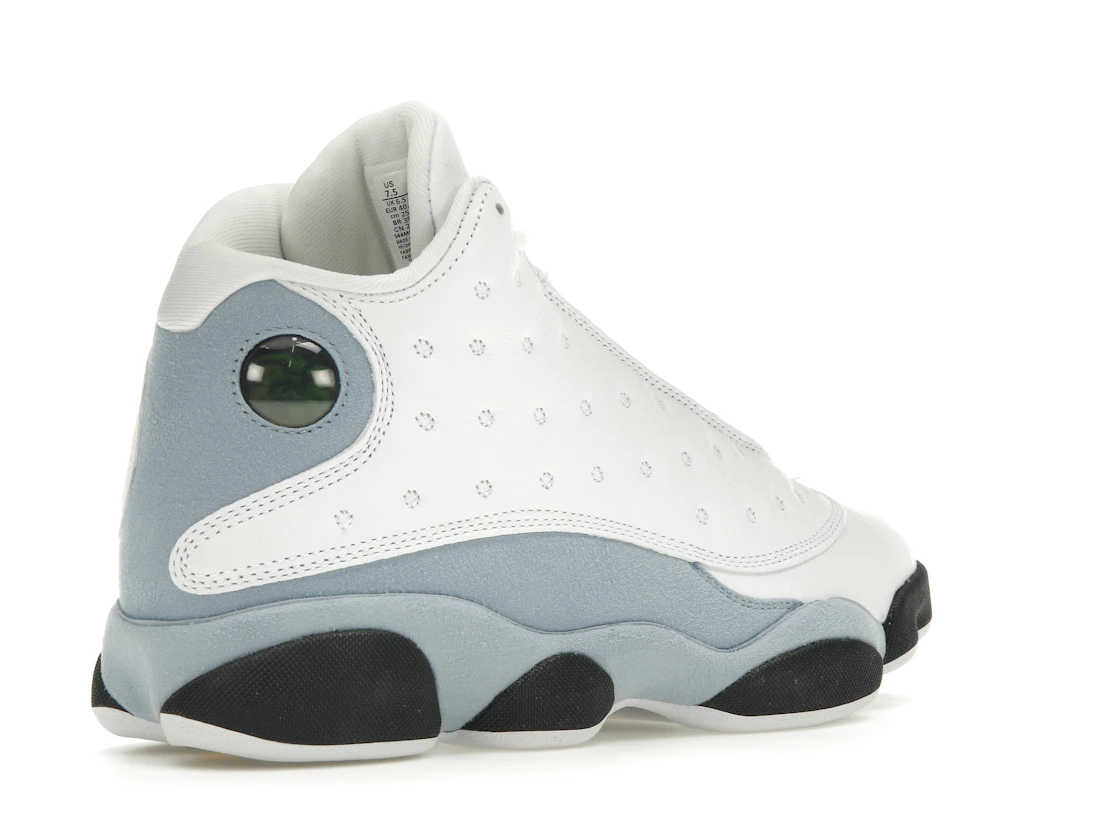 Vue 33 de Jordan 13 Retro Blue Grey