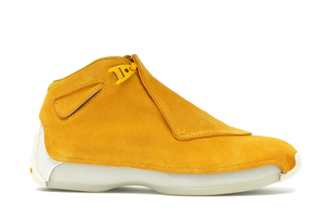 Vue 2 de Jordan 18 Retro Yellow Ochre