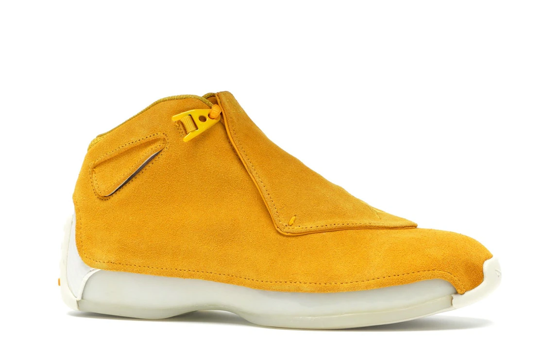 Vue 3 de Jordan 18 Retro Yellow Ochre