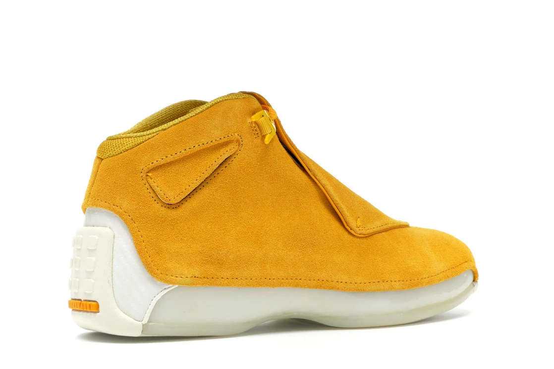 Vue 34 de Jordan 18 Retro Yellow Ochre