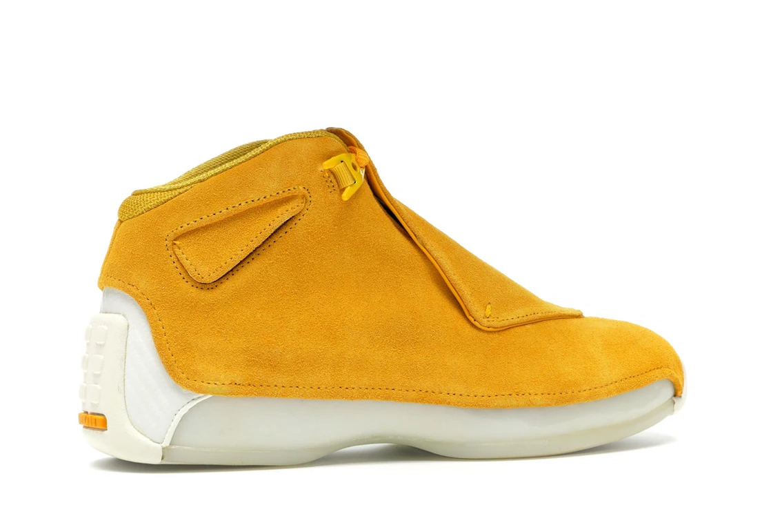 Vue 35 de Jordan 18 Retro Yellow Ochre