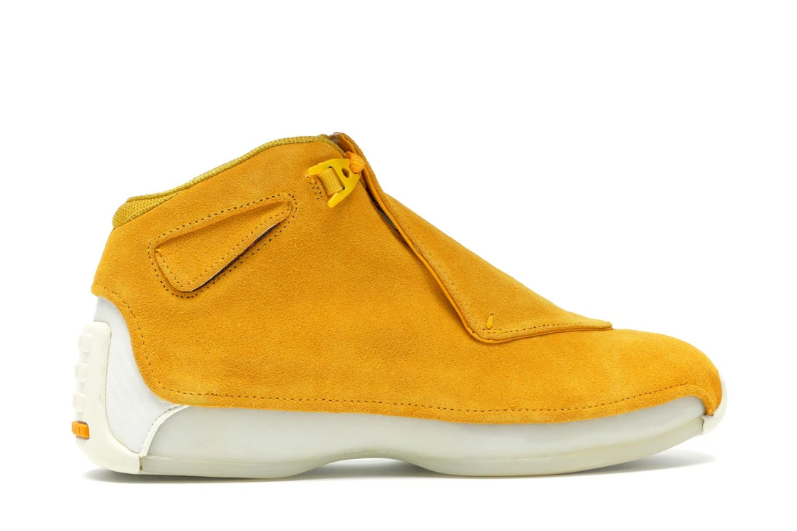 Vue 36 de Jordan 18 Retro Yellow Ochre