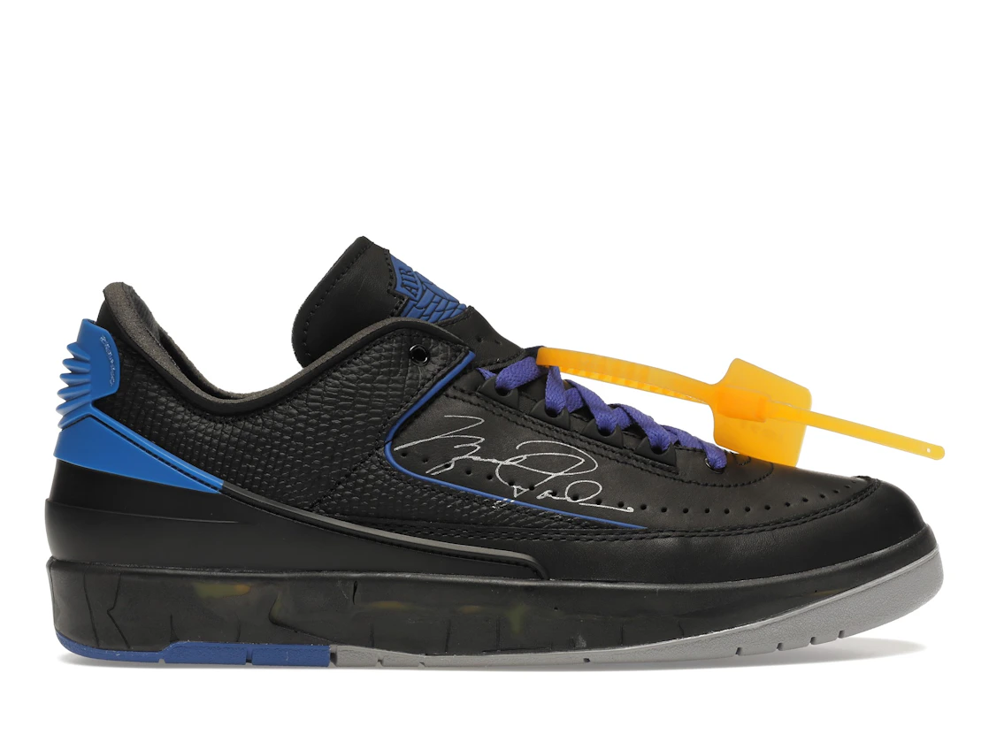 Vue 1 de Jordan 2 Retro Low SP Off-White Black Blue