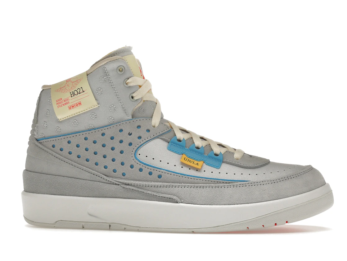 Vue 2 de Jordan 2 Retro SP Union Grey Fog
