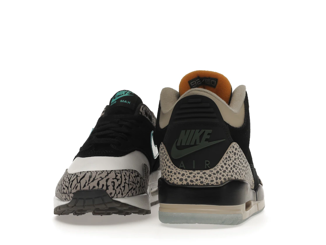Vue 29 de Jordan 3 Retro & Nike Air Max 1 atmos Pack