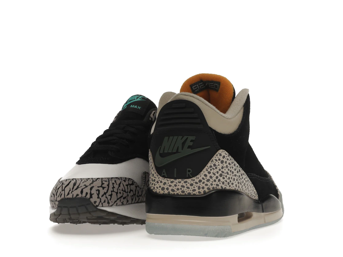 Vue 30 de Jordan 3 Retro & Nike Air Max 1 atmos Pack