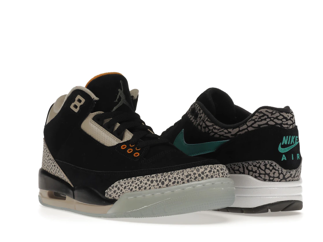 Vue 6 de Jordan 3 Retro & Nike Air Max 1 atmos Pack