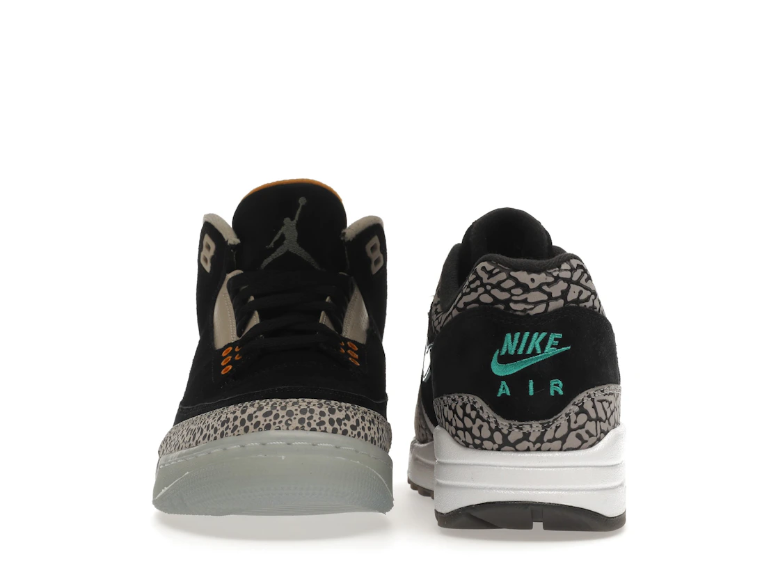 Vue 10 de Jordan 3 Retro & Nike Air Max 1 atmos Pack