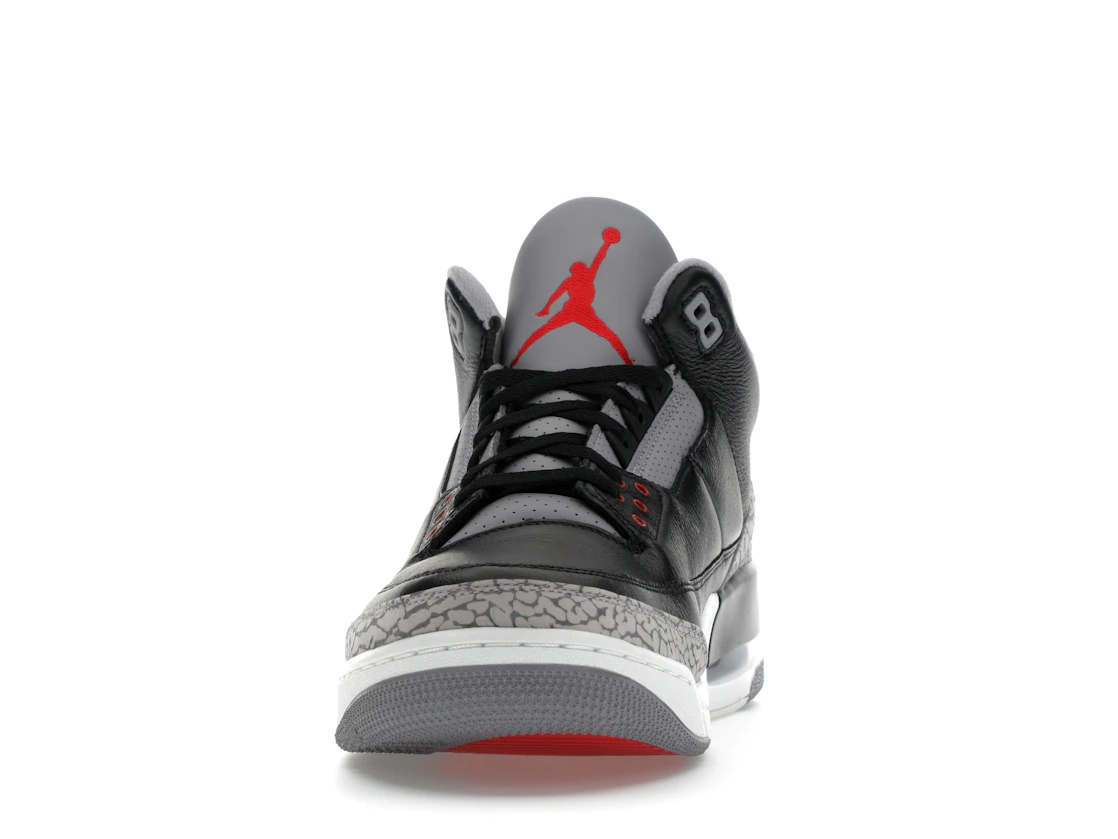 Vue 11 de Jordan 3 Retro OG Black Cement (2024)
