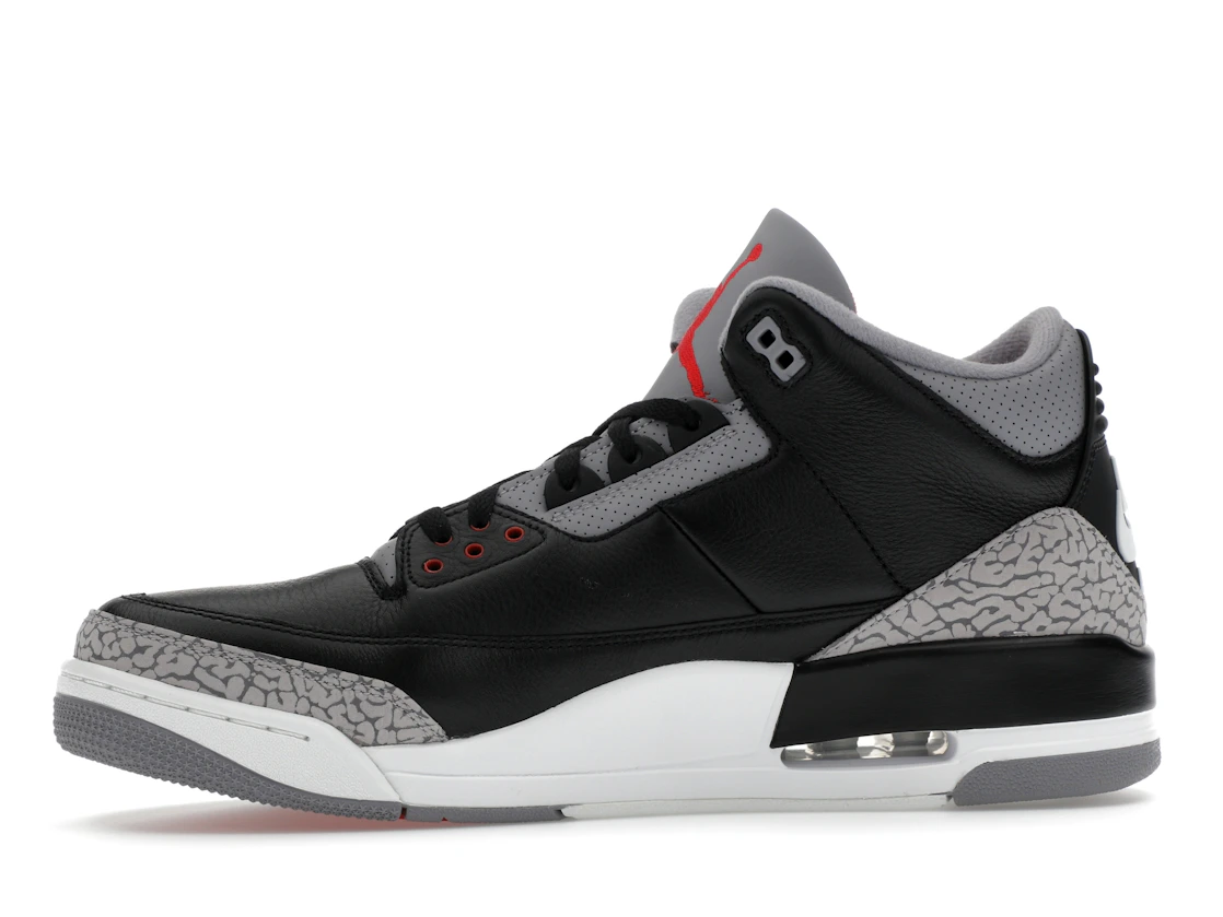 Vue 18 de Jordan 3 Retro OG Black Cement (2024)
