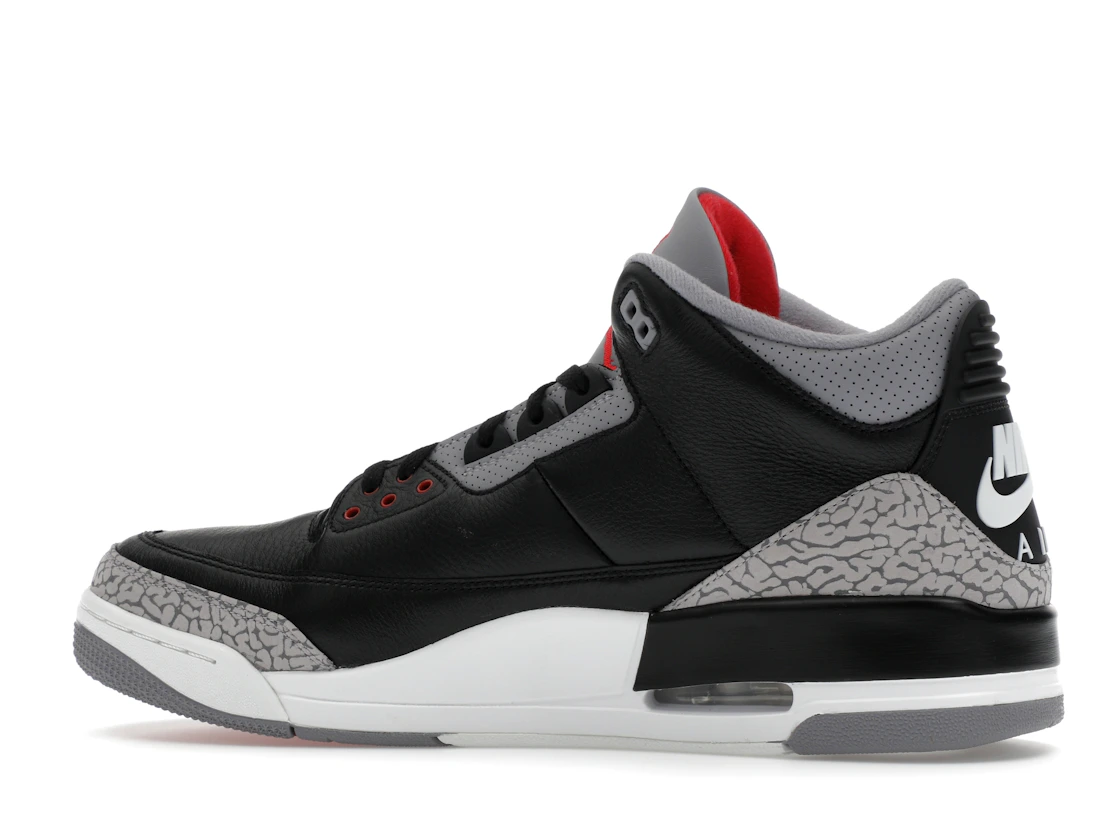 Vue 21 de Jordan 3 Retro OG Black Cement (2024)
